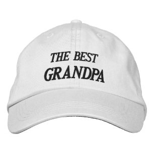 Brodée Casquette de baseball brodé LE MEILLEUR GRANDPA
