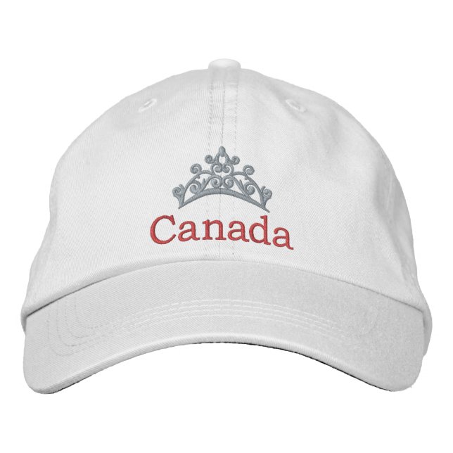 Brodée Casquette de baseball brodé personnalisé Pageant C (Devant)