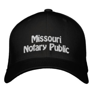 Brodée Casquette de baseball Brodé Public Notaire Missour