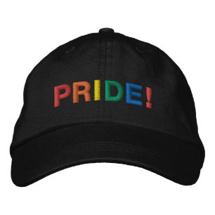 Brodée Casquette de baseball brodé Rainbow Pride