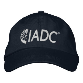 Brodée Casquette de baseball d'IADC (marine)