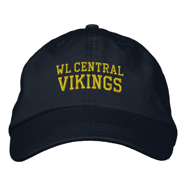 Brodée Casquette de baseball du lycée Walled Lake Central (Devant)