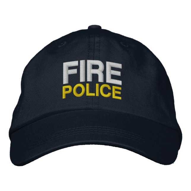 BRODÉE CASQUETTE DE BASEBALL EMBROIDÉE PAR LA POLICE DES  (Devant)