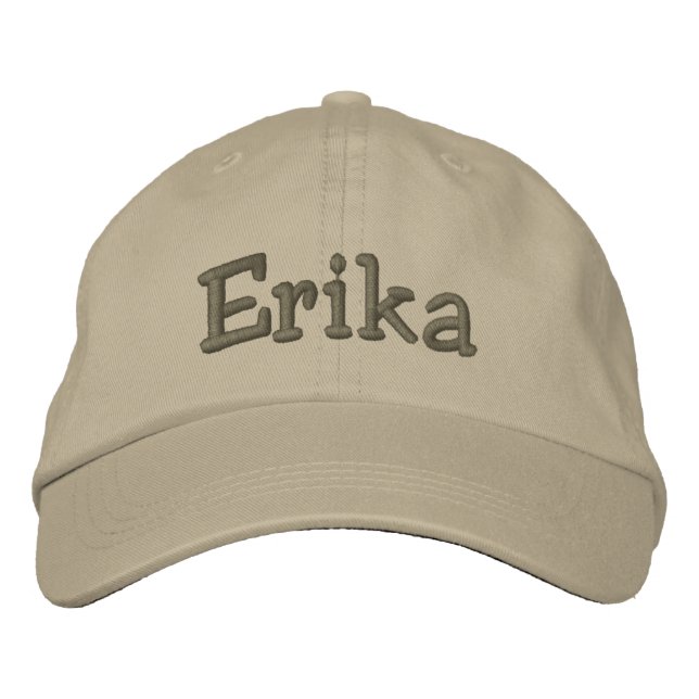 Brodée Casquette de baseball personnalisé brodé Tan - mod (Devant)