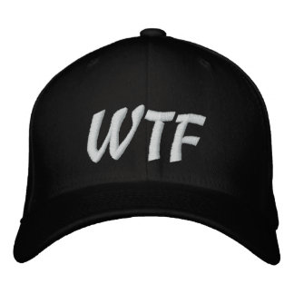 Brodée Casquette de baseball WTF 1337