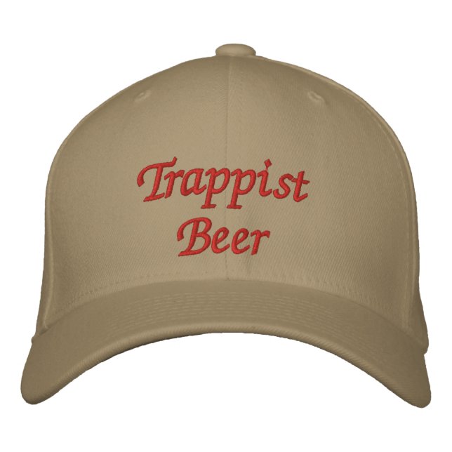 Brodée Casquette de bière trappiste (Devant)