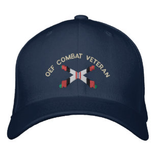 Brodée Casquette de canon de l'artillerie vétéran de comb