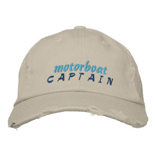 Brodée Casquette de capitaine de bateau