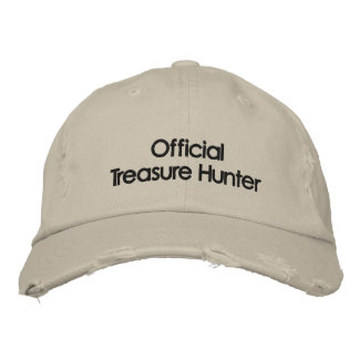 Brodée Casquette de détection des métaux brodés