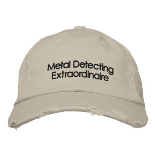 Brodée Casquette de détection des métaux brodés
