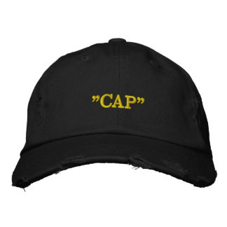 Brodée Casquette de devis "CASQUETTE" non blanc