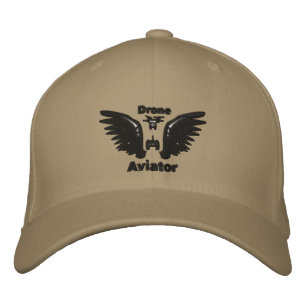 Brodée Casquette de drone Aviator