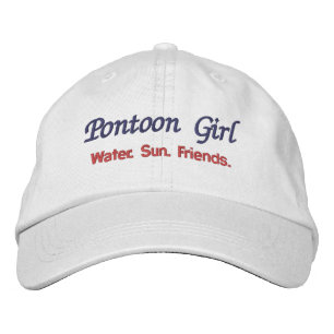Brodée Casquette de fille de ponton