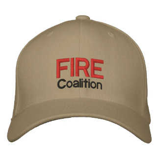 Brodée CASQUETTE de la coalition FIRE