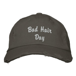 Brodée Casquette de la journée des cheveux mauvais
