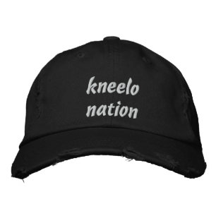 Brodée casquette de la nation kneelo
