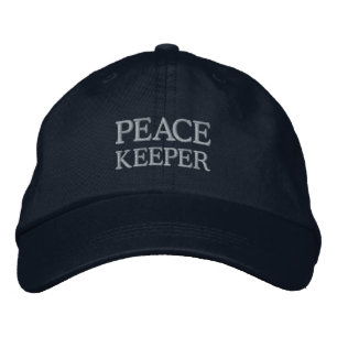 Brodée CASQUETTE DE LA PAIX (neutre)