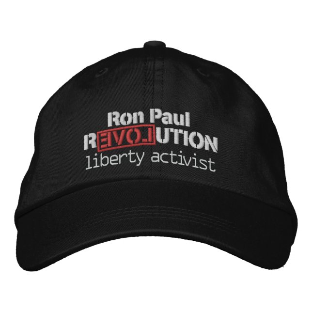 Brodée Casquette de la révolution Ron Paul (Devant)