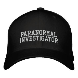 Brodée Casquette de l'enquêteur paranormal