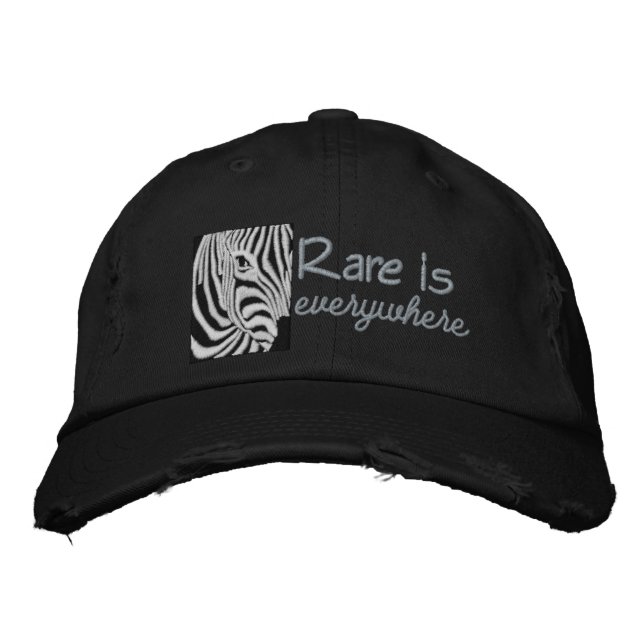 Brodée casquette de maladie rare (Devant)