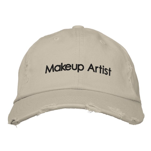 Brodée Casquette de maquillage (Devant)