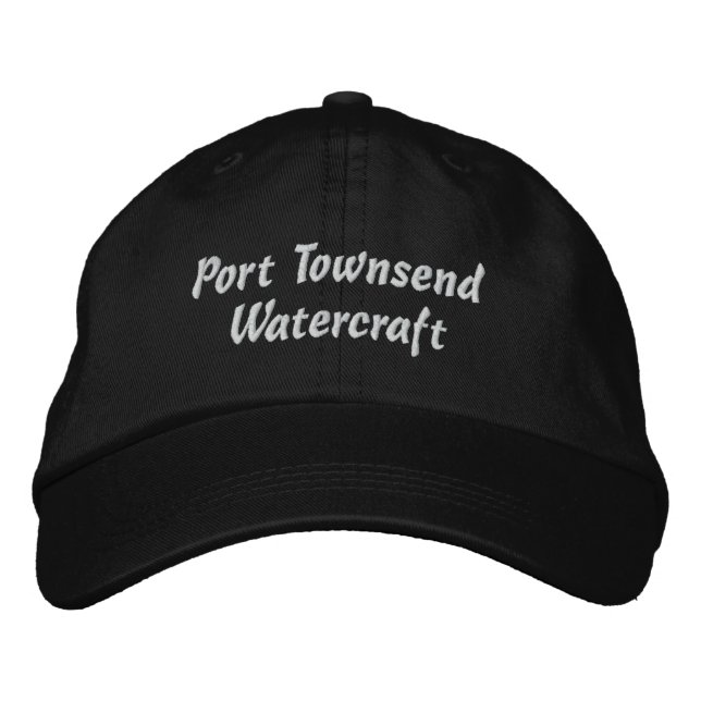 Brodée Casquette de motomarine Port Townsend (Devant)