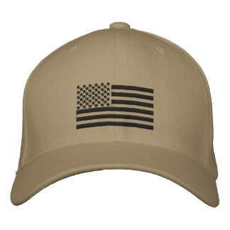 Brodée CASQUETTE de nom personnalisé US Flag