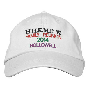 Brodée Casquette de réunion familiale