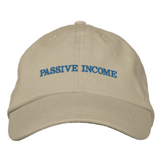 Brodée Casquette de revenu passif