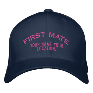 Brodée Casquette de style nautique personnalisé de premie