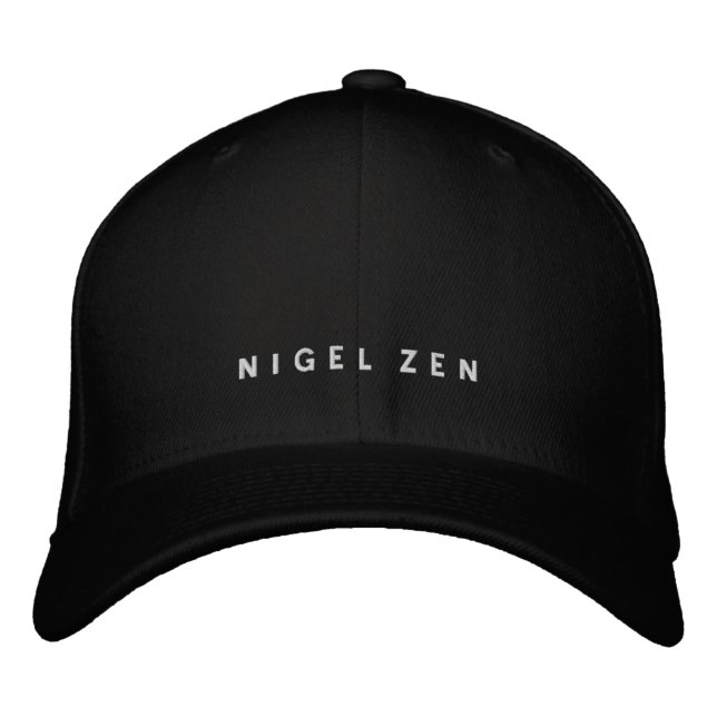 BRODÉE CASQUETTE DE ZEN DE NIGEL (Devant)