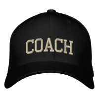 Casquette d'entraîneur personnalisé et brodé | CAS