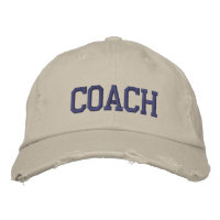 Casquette d'entraîneur Twill Chino en détresse