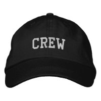 Casquette d'équipage nautique noir