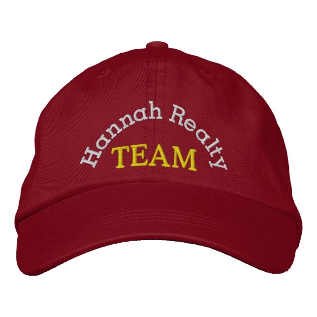 Brodée Casquette d'équipe par SRF (Devant)