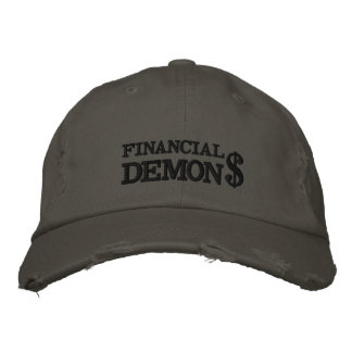 Brodée Casquette des démons financiers