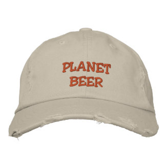 Brodée Casquette désossé à la bière Planet (Pierre)