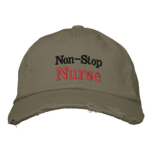 Brodée casquette d'infirmières sans escale