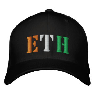 Brodée Casquette DU DRAPEAU IRLANDAIS ETH