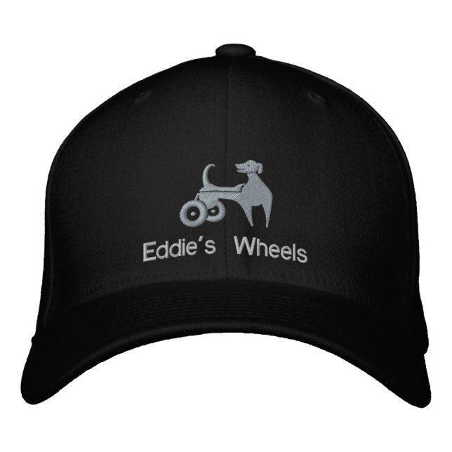 Brodée Casquette du logo Eddie's Wheels (Devant)