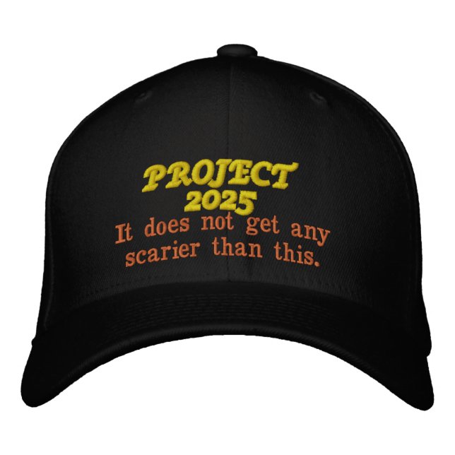 Brodée Casquette du projet 2025 (Devant)