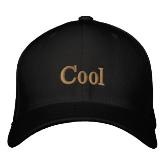 Brodée Casquette en laine Flexfit noire avec texte person