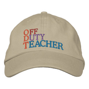 Brodée Casquette enseignant hors service par SRF