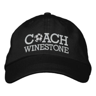 Brodée Casquette entraîneur de football - SRF