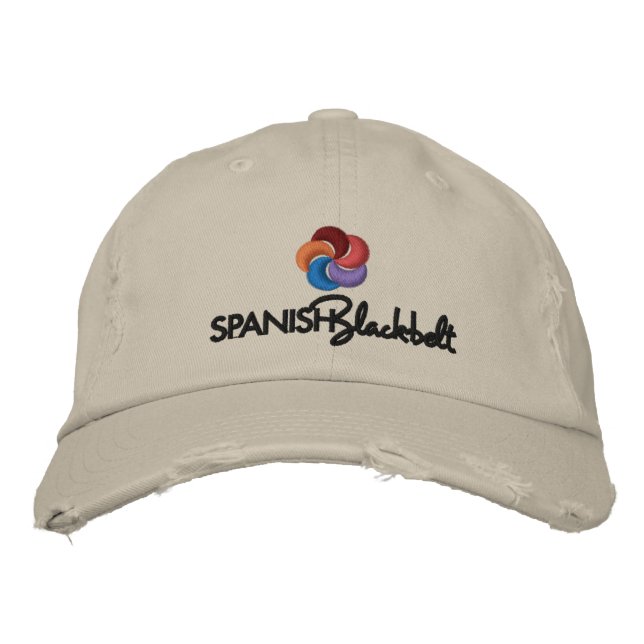 Brodée Casquette espagnol Blackbelt (Devant)