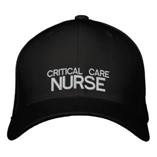 Brodée Casquette Flexfit de l'infirmière en soins critiqu