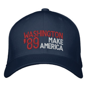 Brodée Casquette George Washington "Make America"
