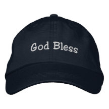 Casquette God Bless - Bleu