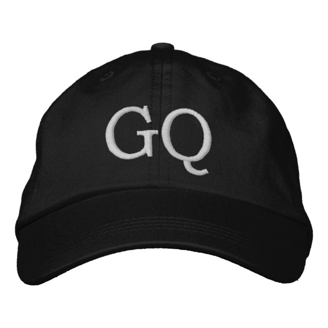 BRODÉE CASQUETTE GQ MONOGRAMMED (Devant)