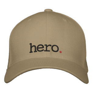 Brodée casquette héro brodé